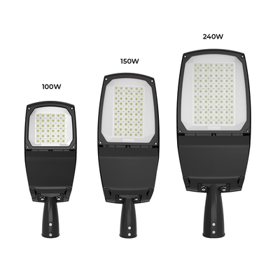 สมาร์ทไฟถนน LED กลางแจ้ง Photocell 100W 16500lm เอาต์พุต