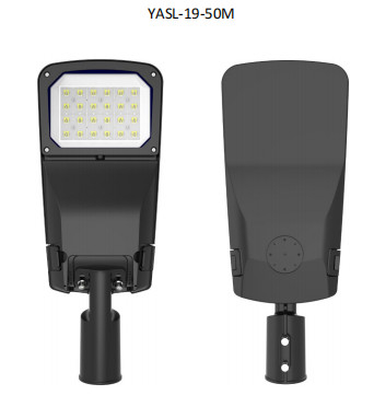 Wateproof Square LED Street Light Housing ตัวควบคุมอัจฉริยะ 50W IP66