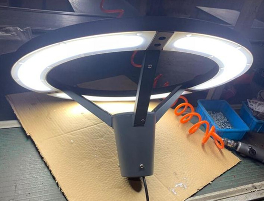 Nema Socket Yard Garden ไฟ LED 60W โพลีคาร์บอเนตทน UV Round Enclosure