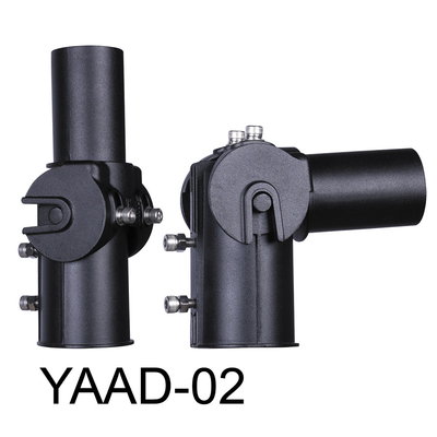 Die Casting อลูมิเนียมไฟถนน LED กลางแจ้งวงเล็บแขนอะแดปเตอร์ปรับได้