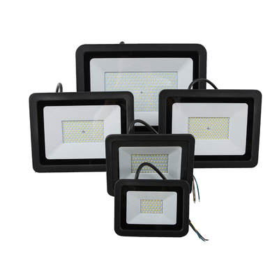 น้ำท่วมไฟ LED กลางแจ้งสี่เหลี่ยมบางเฉียบ 10w 20w 30w 50w 70w
