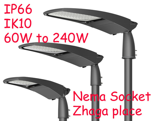 4000k 5700k IP66 300W Die Casting อลูมิเนียมไฟถนน LED ที่อยู่อาศัย 140lm / W Ra70