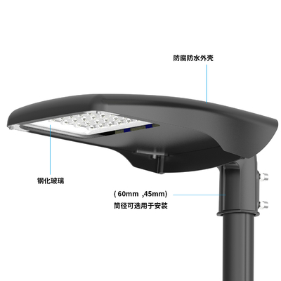 60w IP66 Waterproof Outdoor Smd Street Road Light อลูมิเนียมหล่อขึ้นรูป