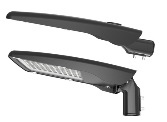 IP66 กันน้ำไฟถนน LED กลางแจ้งเสาโบราณเซ็นเซอร์ Cob สมาร์ท