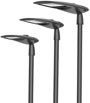 ไฟพร้อมเซ็นเซอร์สำหรับกลางแจ้งในเมืองอัจฉริยะ ระบบควบคุมอัจฉริยะ ไฟถนน LED IP66 ADC12 IK08 โคมไฟถนน