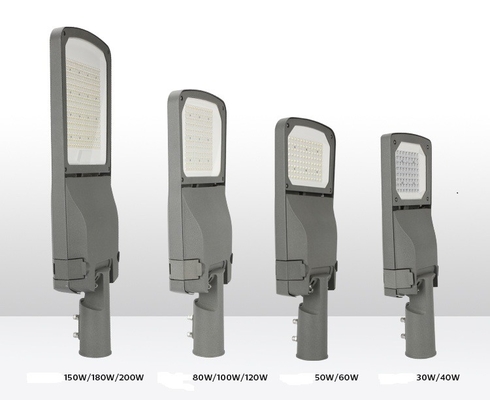 เปลือกไฟถนนอัจฉริยะ 40W สำหรับโคมไฟถนนท่อเหล็กชุบสังกะสี