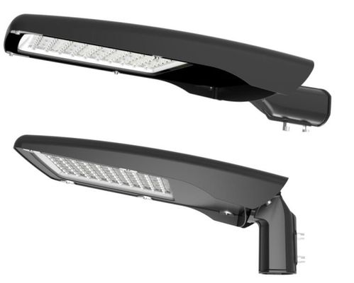 30w ไฟถนนกลางแจ้ง Die Casting อลูมิเนียมยึดบ้านกระจกนิรภัยเลนส์ PC