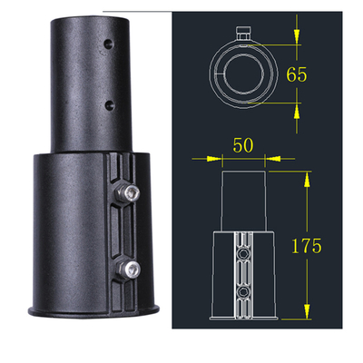 ADC12 A380 Die Casting Components ชิ้นส่วนไฟถนน 60 มม. ถึง 80 มม