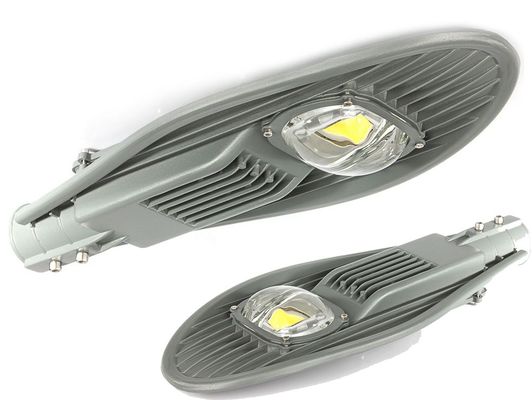 ฝาครอบกระจกนิรภัย 50 วัตต์ไฟถนน Led ตัวอลูมิเนียมหล่อ