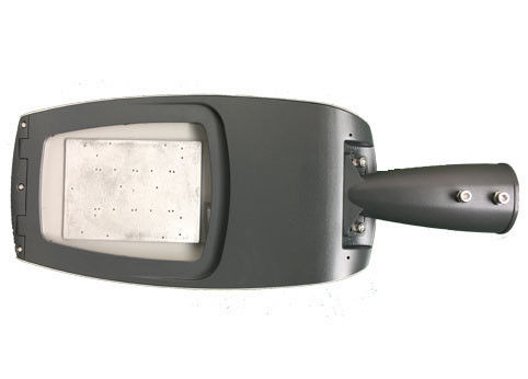 ชิ้นส่วนที่อยู่อาศัยไฟถนน LED อลูมิเนียมหล่อกลางแจ้งพร้อมมุมลำแสง 120 °