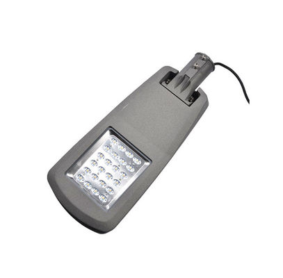 120lm / W 3000k Ra80 อลูมิเนียมไฟถนน LED สีดำ IK08 IP66