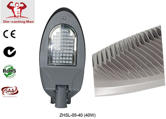 IP66 50W ด้านนอกไฟ LED ถนน IK08 ตัดอัลลูมิเนียม LED ถนนไฟโฮสติ้ง