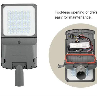 ดํา IP65 ราคา LED กลางแจ้งไฟฟ้าถนนด้วย 130-190lm / W ประสิทธิภาพ