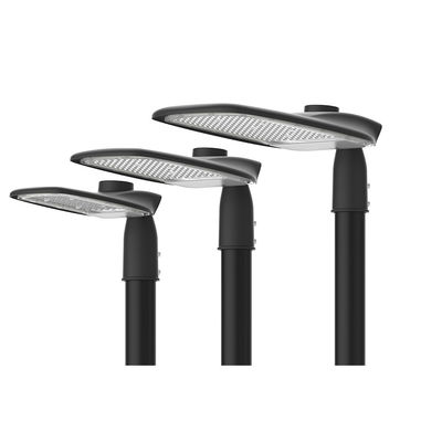 อลูมิเนียมแบบเจาะเจาะ 2835/3030 LED Street Light Fixtures ด้วยปริมาณ LED 72-224 และ 220-240Vac