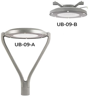 ตัดอัลลูมิเนียม Led Pole Top Light 30w 40w 60w 90w 100w สวนแสงสว่าง