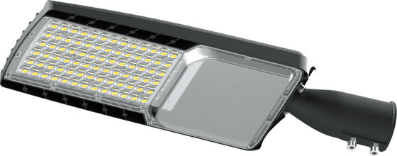 สีสีเทาดํา ไฟฟ้าถนน LED ปรับปรุง IP66 เกรดการป้องกัน กระจกกระชับและโปร่งใส