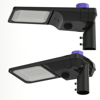 SL-29-60 50-60W ตัวเรือนไฟถนน LED อะลูมิเนียมหล่อขึ้นรูป 0-10V Dimming 150Im/w 170Im/w 180Im/w