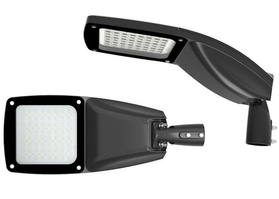 ไฟถนน Led อลูมิเนียมสีดำ 3000K 80 วัตต์ Ra70