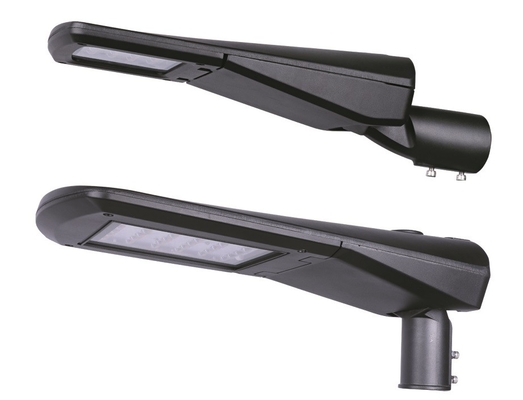 สีดำหล่ออลูมิเนียมไฟถนน Led หรี่แสงได้ 120lm / W 3000k IP66